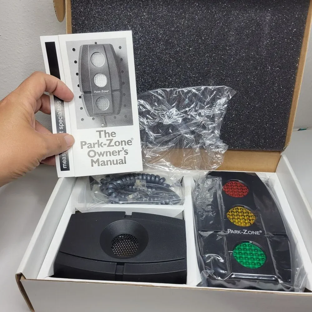 Park Zone Model No. PZ-1100 Precision Parking Ultrasonic Sensor Assist with Box